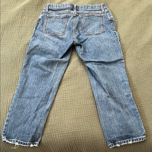 Maternity Vintage Wash Straight Jeans - Picture 4 of 5